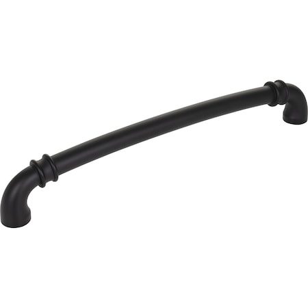 Jeffrey Alexander 18" Center-to-Center Matte Black Marie Appliance Handle 445-18MB